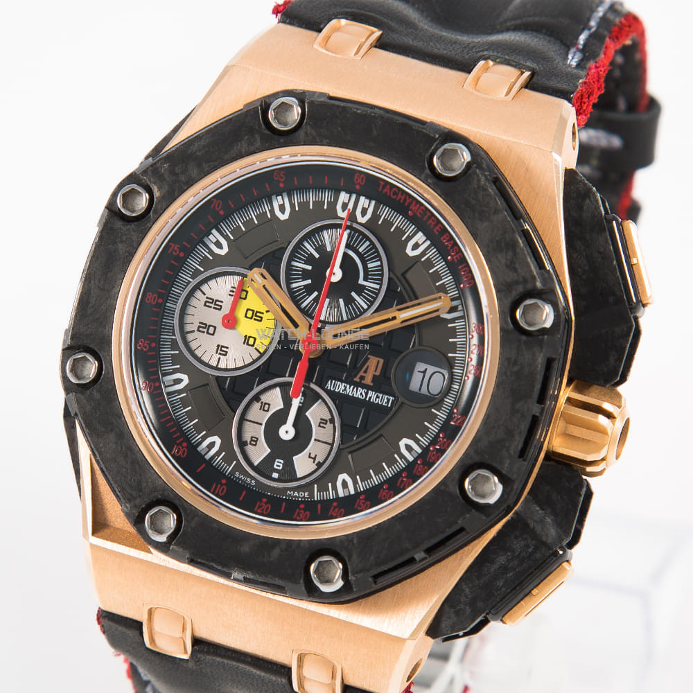 26290RO.OO.A001VE.01 Audemars Piguet Royal Oak Offshore GrandPrix Rosegold box papers serviced 2020